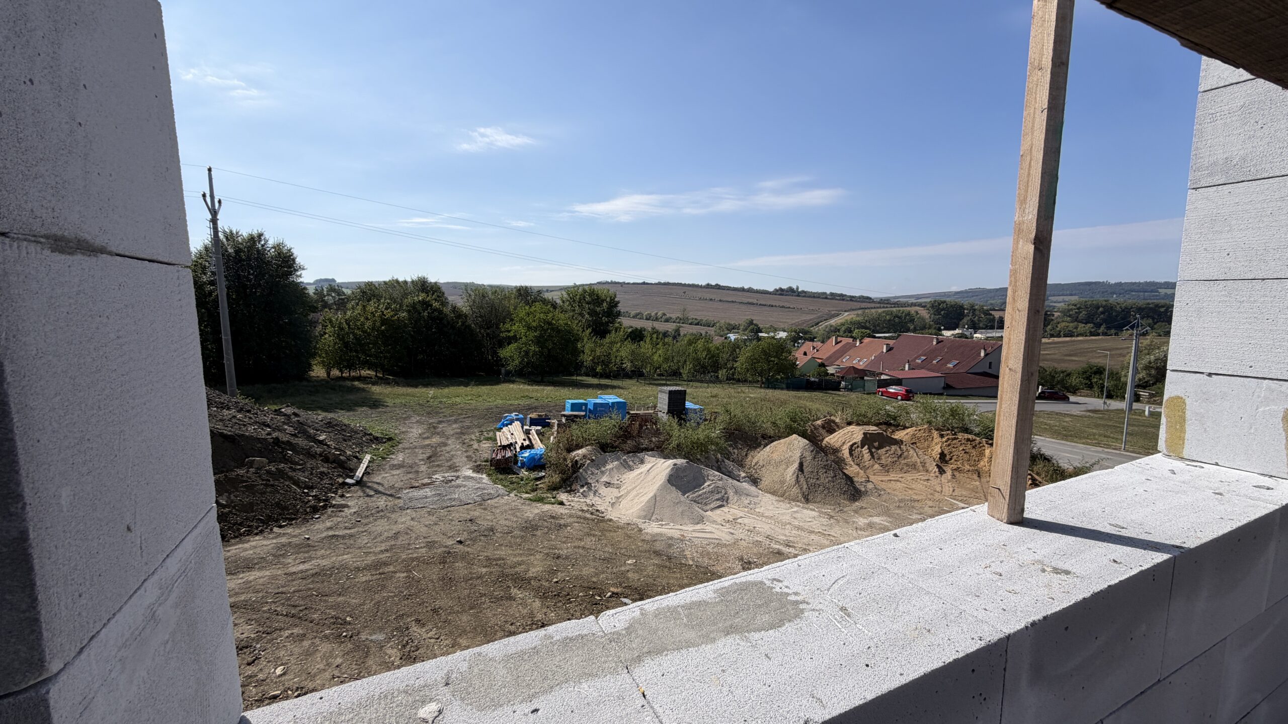 Vila dům Dolní Němčí, současný stav stavby, pohled 4
